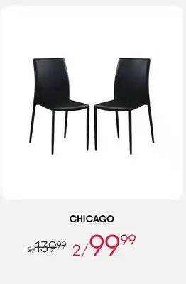 Meubles RD Chicago - CHAIRS (2 PER BOX) offer