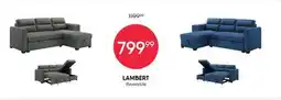 Meubles RD Lambert - Convertible and Reversible Sectional-Bed with Storage offer