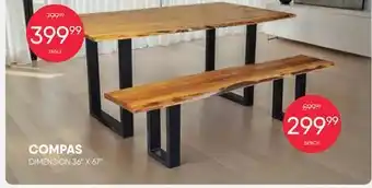 Meubles RD COMPAS TABLE offer