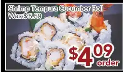 Ample Food Market Shrimp Tempura Cucumber Roll offer