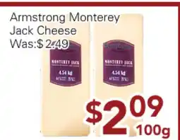 Ample Food Market Armstrong Monterey jack Cheese offer