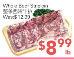 Ample Food Market Whole Beef Striploin offer