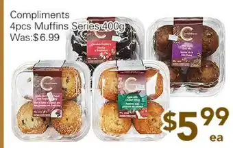 Ample Food Market Compliments 4pcs Muffins Series offer
