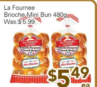 Ample Food Market La Fournee Brioche Mini Bun offer