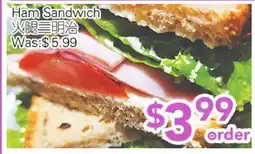 Ample Food Market Ham Sandwich offer