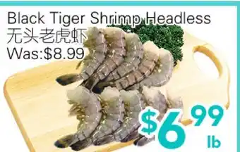 Ample Food Market Black Tiger Shrimp Headless offer