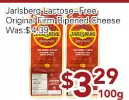 Ample Food Market Jarlsberg Lactose Free Original Firm Ripened Cheese offer