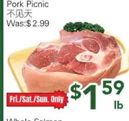 Ample Food Market Pork picnic offer
