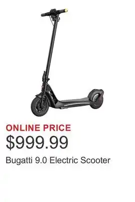Costco Bugatti 9.0 Electric Scooter offer