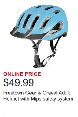 Costco Freetown Gear & Gravel Adult Helmet with Mips safety system offer