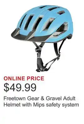 Costco Freetown Gear & Gravel Adult Helmet with Mips safety system offer