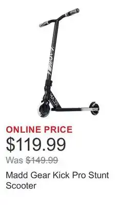 Costco Madd Gear Kick Pro Stunt Scooter offer
