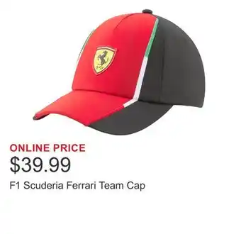 Costco F1 Scuderia Ferrari Team Cap offer