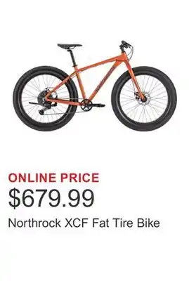 Costco Northrock XCF Fat Tire Bike offer