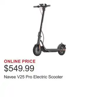 Costco Navee V25 Pro Electric Scooter offer
