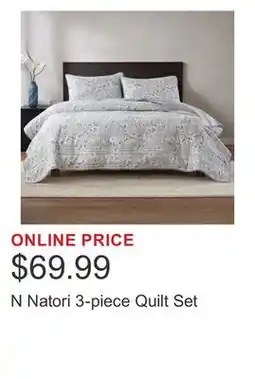 Costco N Natori 3-piece Quilt Set offer