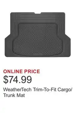 Costco WeatherTech Trim-To-Fit Cargo/Trunk Mat offer