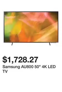 Newegg Samsung AU800 50 4K LED TV offer