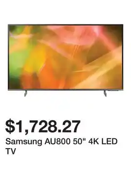 Newegg Samsung AU800 50 4K LED TV offer