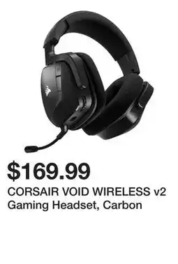 Newegg CORSAIR VOID WIRELESS v2 Gaming Headset, Carbon offer