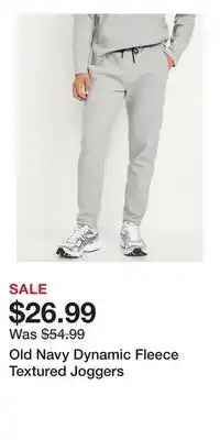 Old Navy Old Navy Dynamic Fleece Textured Joggers offer