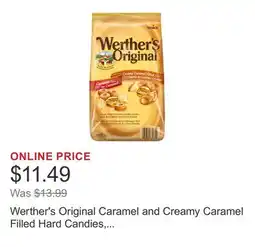 Costco Werther's Original Caramel and Creamy Caramel Filled Hard Candies, 1.139 kg offer