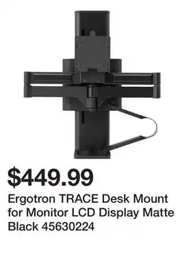 Newegg Ergotron TRACE Desk Mount for Monitor LCD Display Matte Black 45630224 offer