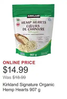 Costco Kirkland Signature Organic Hemp Hearts 907 g offer
