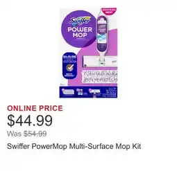 Costco Swiffer PowerMop Multi-Surface Mop Kit offer