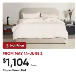Sleep Country Casper Haven Bed offer