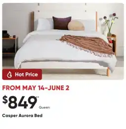 Sleep Country Casper Aurora Bed offer