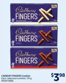 Walmart Cadbury fingers offer