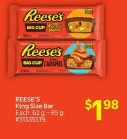 Walmart Reese's king size bar offer