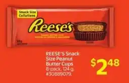 Walmart Reese's snack size peanut butter cups offer