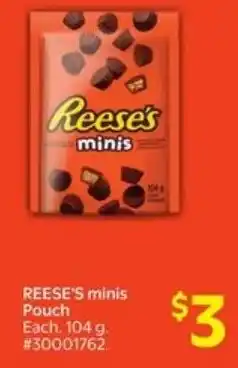 Walmart Reese's minis pouch offer