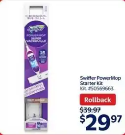 Walmart Swiffer powermop starter kit offer