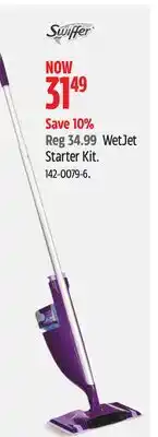 Canadian Tire Swiffer WetJet Starter Kit offer