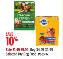 Canadian Tire Selected Dry Dog Food offer