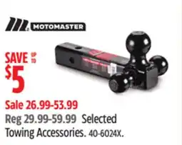 Canadian Tire Motormaster Selected Towing Accessories offer