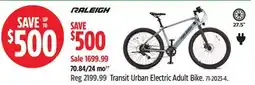 Canadian Tire Raleigh Transit Urban Electric Adult Bike offer