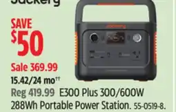 Canadian Tire Jackery E300 Plus 300/600W 288Wh Portable Power Station offer