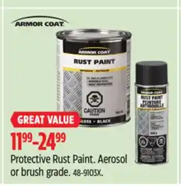 Canadian Tire Armor coat Protective Rust Paint offer