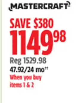 Canadian Tire Mastercraft Toll Cabinet offer