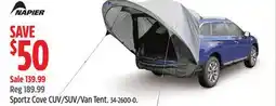 Canadian Tire Napier Sportz Cove CUV/SUV/Van Tent offer
