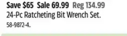 Canadian Tire Maximum 24-Pc Ratcheting Bit Wrench Set offer