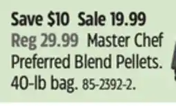 Canadian Tire Master Chef Preferred Blend Pellets offer