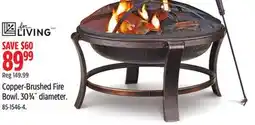 Canadian Tire Copper-Brushed Fire Bowl offer