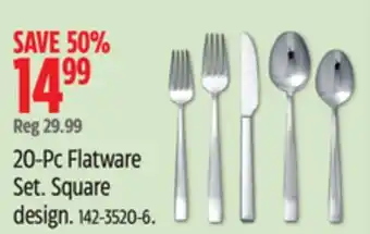 Canadian Tire Master Chef 20-Pc Flatware Set offer