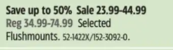 Canadian Tire Noma Selected Flushmounts offer