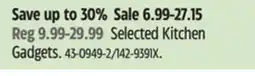 Canadian Tire Heritage Selected Kitchen Gadgets offer